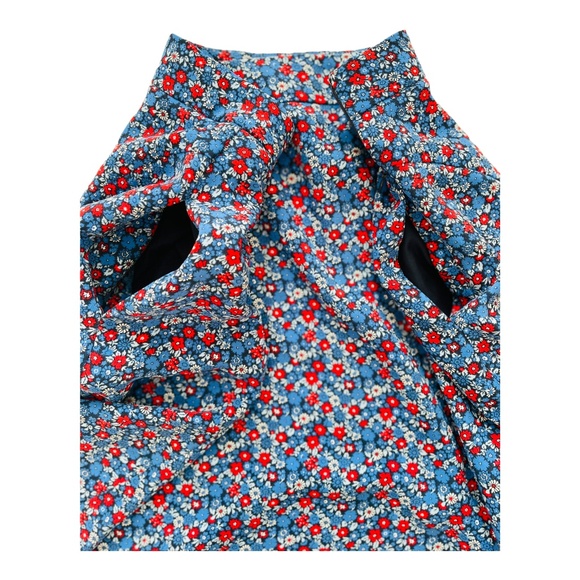 Tommy Hilfiger Multicolor Floral Print A-Line Skirt Women's Size 6 Flare - Picture 3 of 14